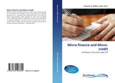 Couverture de Micro-finance and Micro-credit