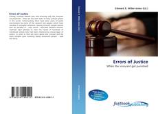 Capa do livro de Errors of Justice 