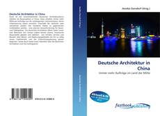 Portada del libro de Deutsche Architektur in China