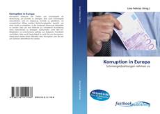 Korruption in Europa kitap kapağı