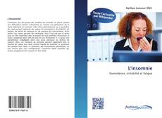 Portada del libro de L'insomnie