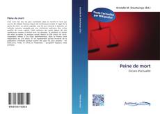 Portada del libro de Peine de mort