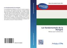 Copertina di Loi fondamentale de la Hongrie