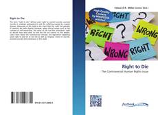 Bookcover of Right to Die