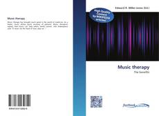 Bookcover of Music therapy