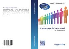 Bookcover of Human population control