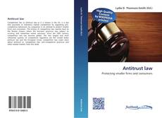 Bookcover of Antitrust law