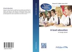 Buchcover von A-level education