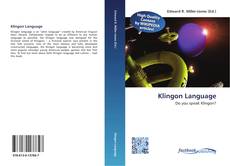 Bookcover of Klingon Language