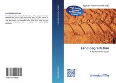 Bookcover of Land degradation