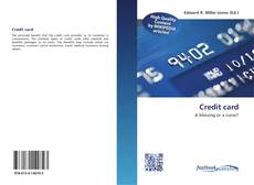 Buchcover von Credit card