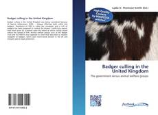 Bookcover of Badger culling in the United Kingdom