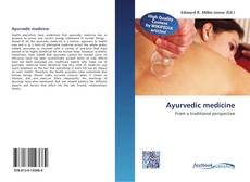 Bookcover of Ayurvedic medicine