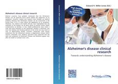 Buchcover von Alzheimer's disease clinical research