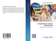 Buchcover von L’importance d’une pharmacie