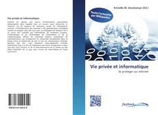 Capa do livro de Vie privée et informatique 