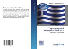 Capa do livro de Tax evasion and corruption in Greece 