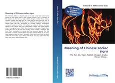 Capa do livro de Meaning of Chinese zodiac signs 