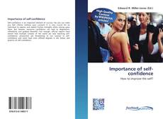 Buchcover von Importance of self-confidence