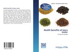 Bookcover of Health benefits of jeera water