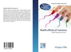 Health effects of manicure kitap kapağı