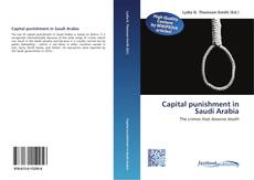 Bookcover of Capital punishment in Saudi Arabia