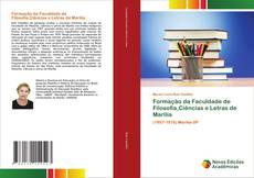 Buchcover von Formação da Faculdade de Filosofia,Ciências e Letras de Marilia