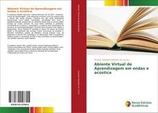 Capa do livro de Abiente Virtual de Aprendizagem em ondas e acústica 