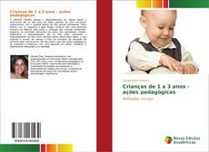 Crianças de 1 a 3 anos - ações pedagógicas的封面