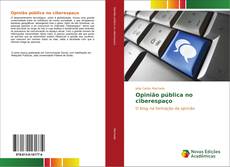 Buchcover von Opinião pública no ciberespaço