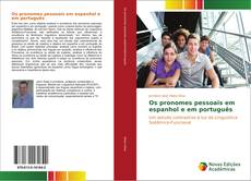 Capa do livro de Os pronomes pessoais em espanhol e em português 