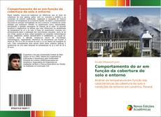 Capa do livro de Comportamento do ar em função da cobertura do solo e entorno 