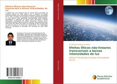 Buchcover von Efeitos Óticos não-lineares transversais a baixas intensidades de luz