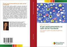 Capa do livro de O par post/comentário na rede social Facebook 