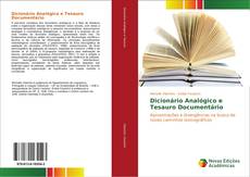 Capa do livro de Dicionário Analógico e Tesauro Documentário 