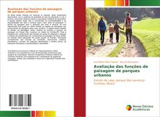 Capa do livro de Avaliação das funções de paisagem de parques urbanos 