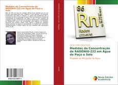 Capa do livro de Medidas da Concentração de RADÔNIO-222 em Água de Poço e Solo 