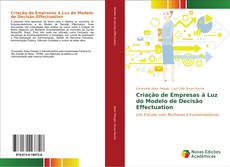 Buchcover von Criação de Empresas à Luz do Modelo de Decisão Effectuation
