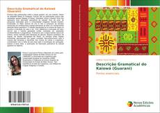 Descrição Gramatical do Kaiowá (Guarani) kitap kapağı
