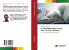 A Representação Social das Ciências Sociais: kitap kapağı
