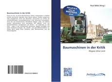 Portada del libro de Baumaschinen in der Kritik