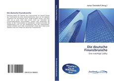 Обложка Die deutsche Finanzbranche