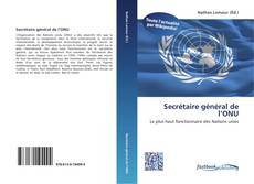 Portada del libro de Secrétaire général de l’ONU