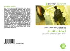 Frankfurt School的封面