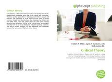Critical Theory kitap kapağı