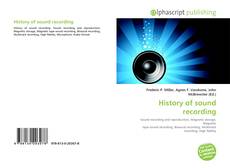 Buchcover von History of sound recording