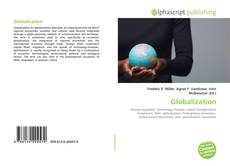 Bookcover of Globalization