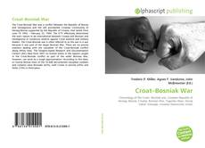 Portada del libro de Croat–Bosniak War