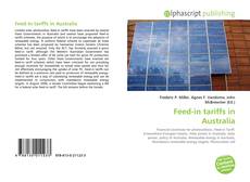 Bookcover of Feed-in tariffs in Australia