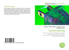 Bookcover of Current density